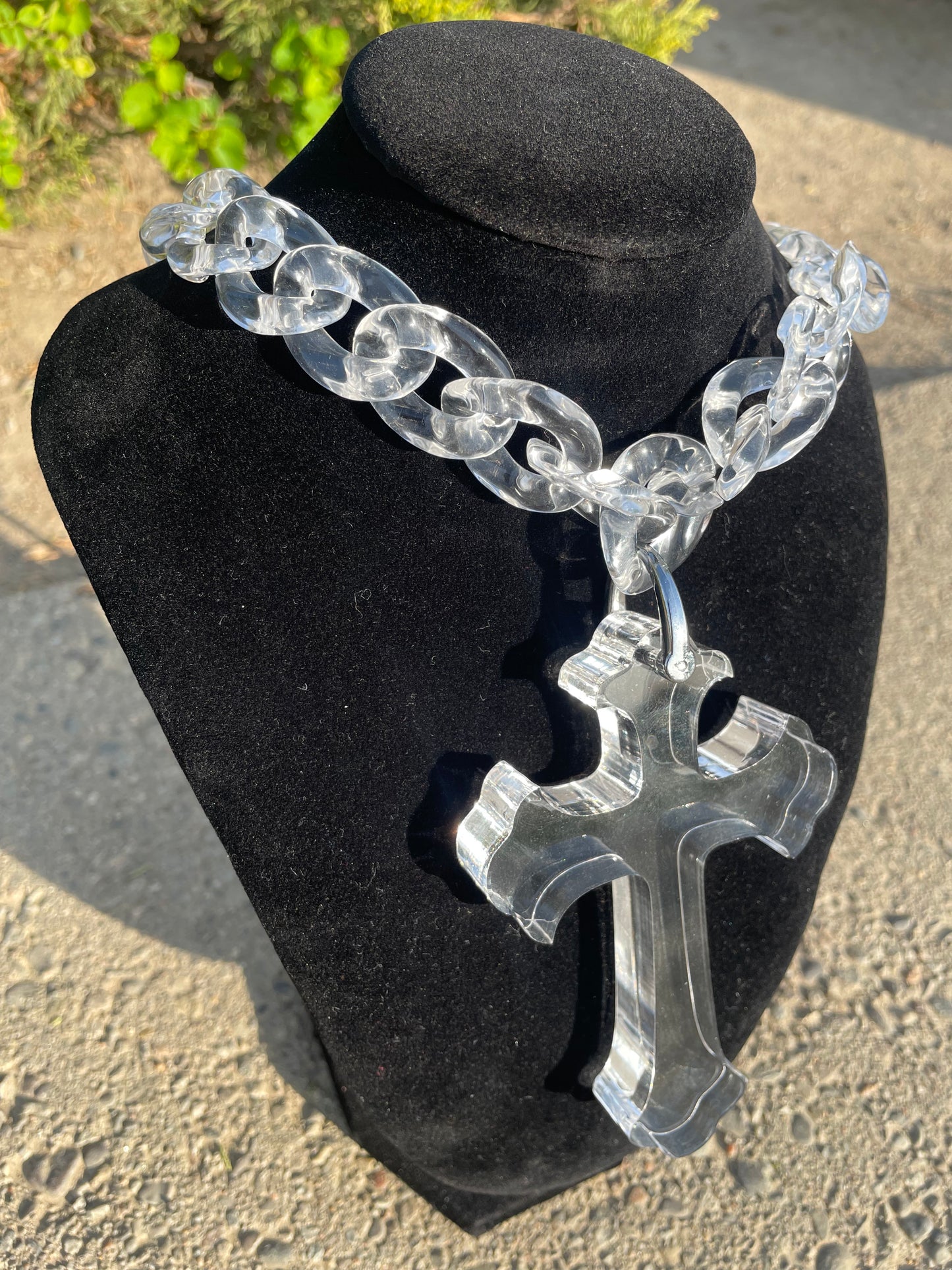 Big Crystal: Cross [Cuban Link]