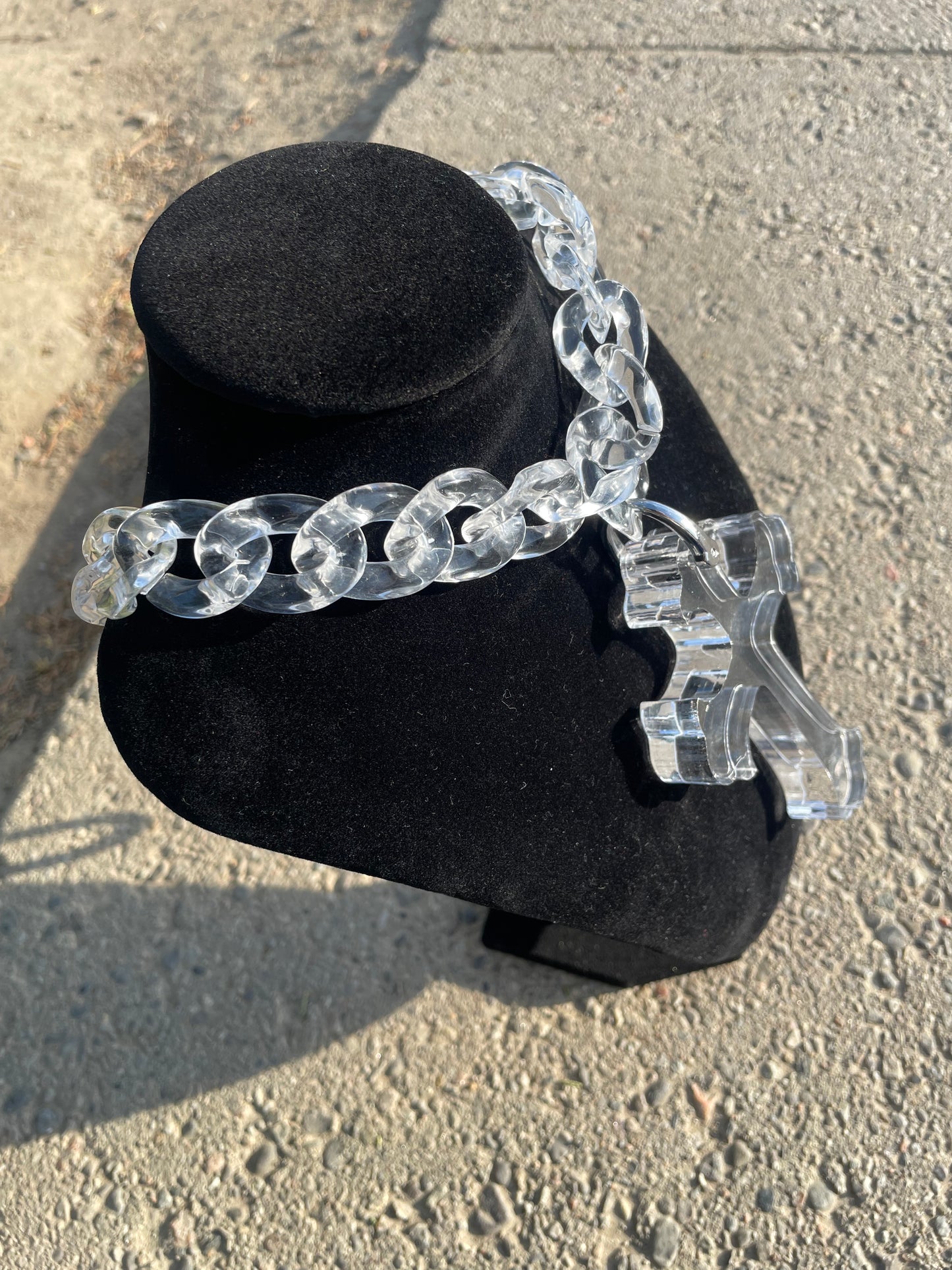 Big Crystal: Cross [Cuban Link]