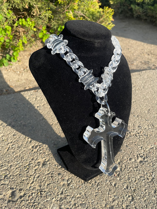 Big Crystal: Cross [Barbwire]